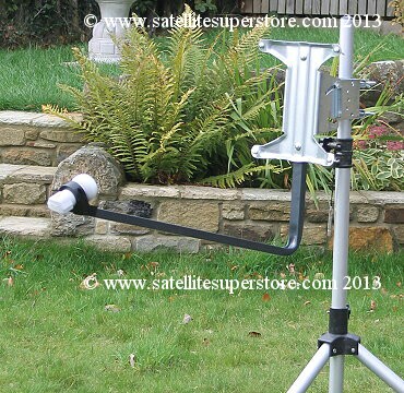 Primesat 1.0m aluminium dish with wing nuts.