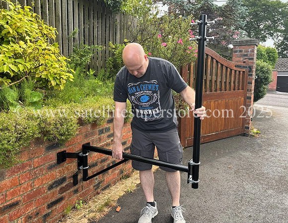 Primesat wall mount for Starlink dish